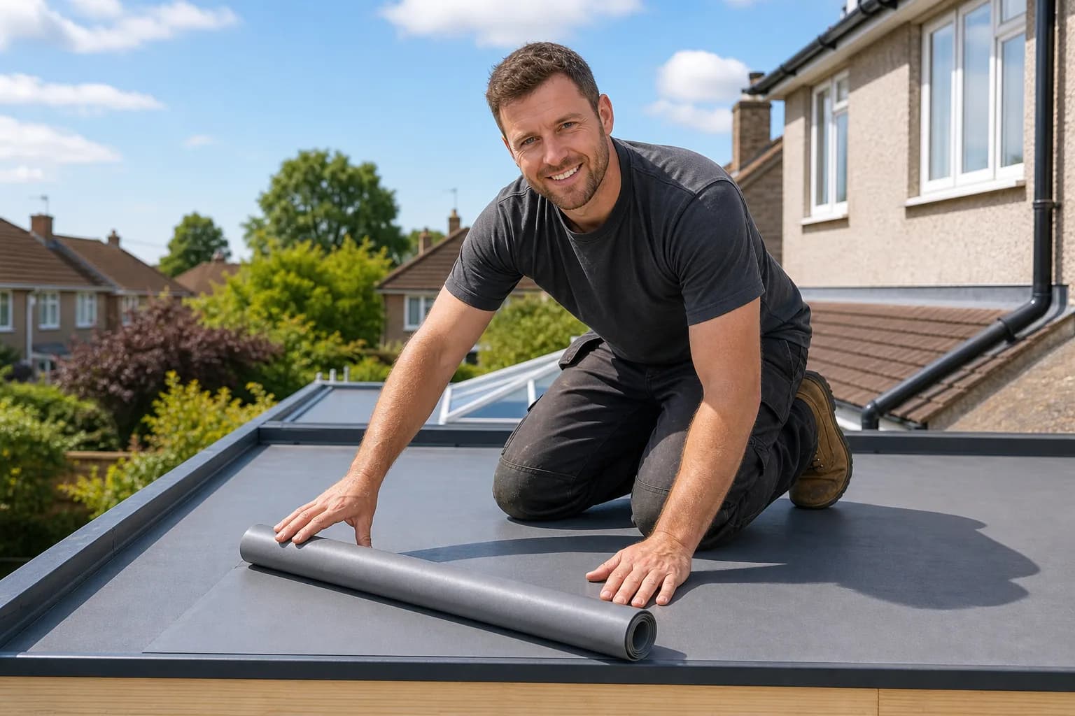 Flat Roofing Installation by P J F & Sons
